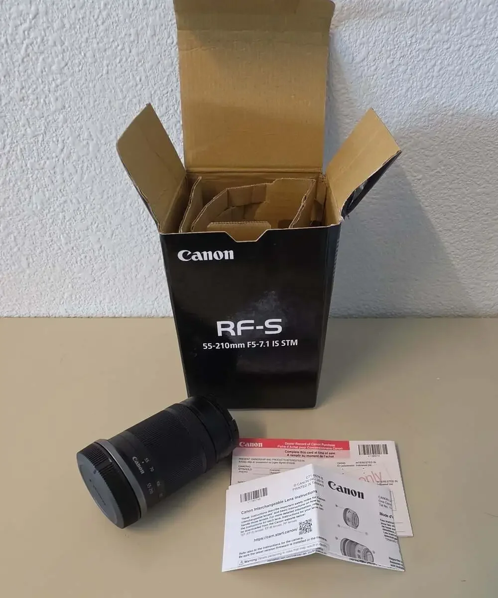 Canon RF-S 55-210mm F5-7.1 IS STM Telephoto Lens Tested & Works!